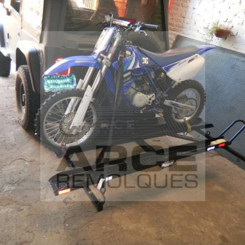 Envidiosa acero sencilla con tope al frente (Porta Motos)